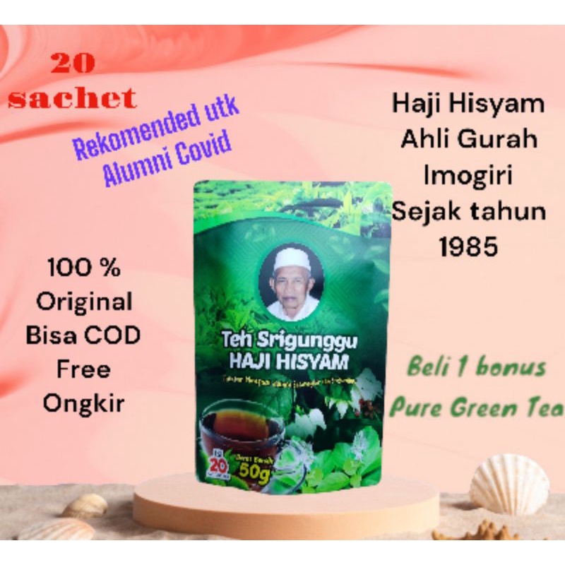 

Teh Gurah Srigunggu Herbal detox pembersih paru paru HAJI HISYAM