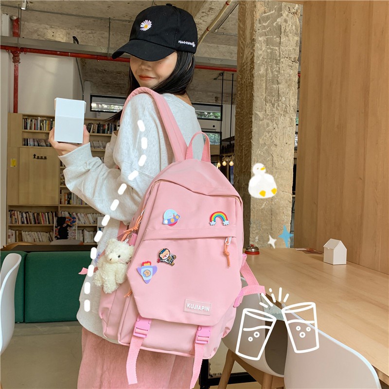 tas ransel wanita import fashion tas back pack wanita terkiniian tas korea mode tas sekolah terlaris