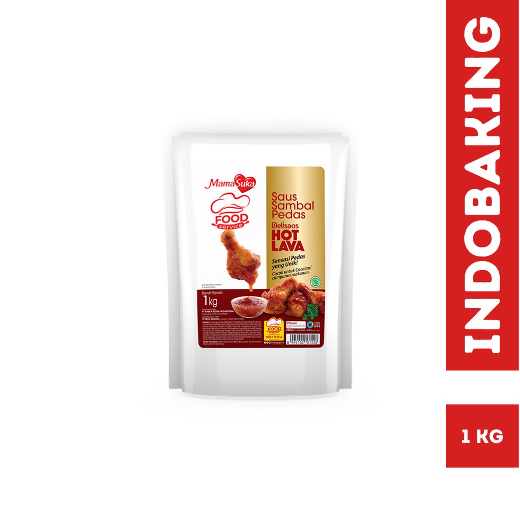 

Mamasuka Saus Sambal Delisaos Hot Lava Sauce 1kg