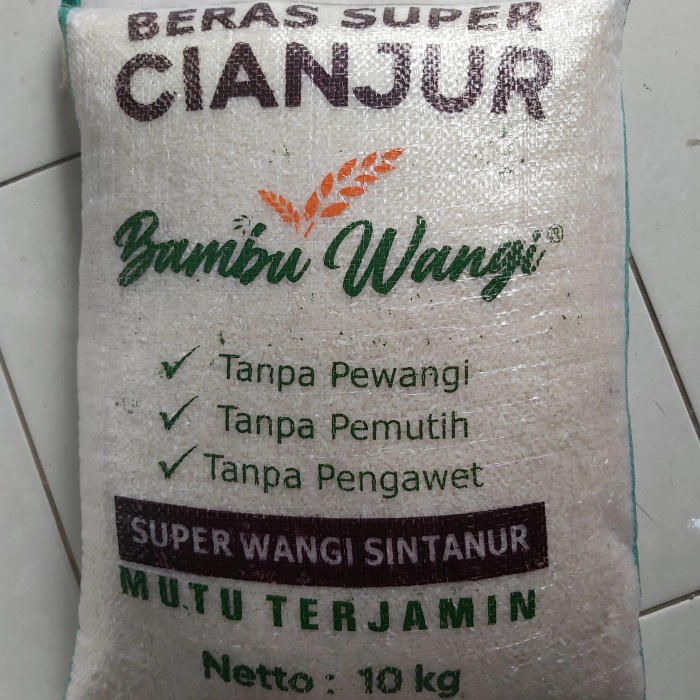 

Beras PanWangi Medium - Merk Bambu Wangi 10 Kg