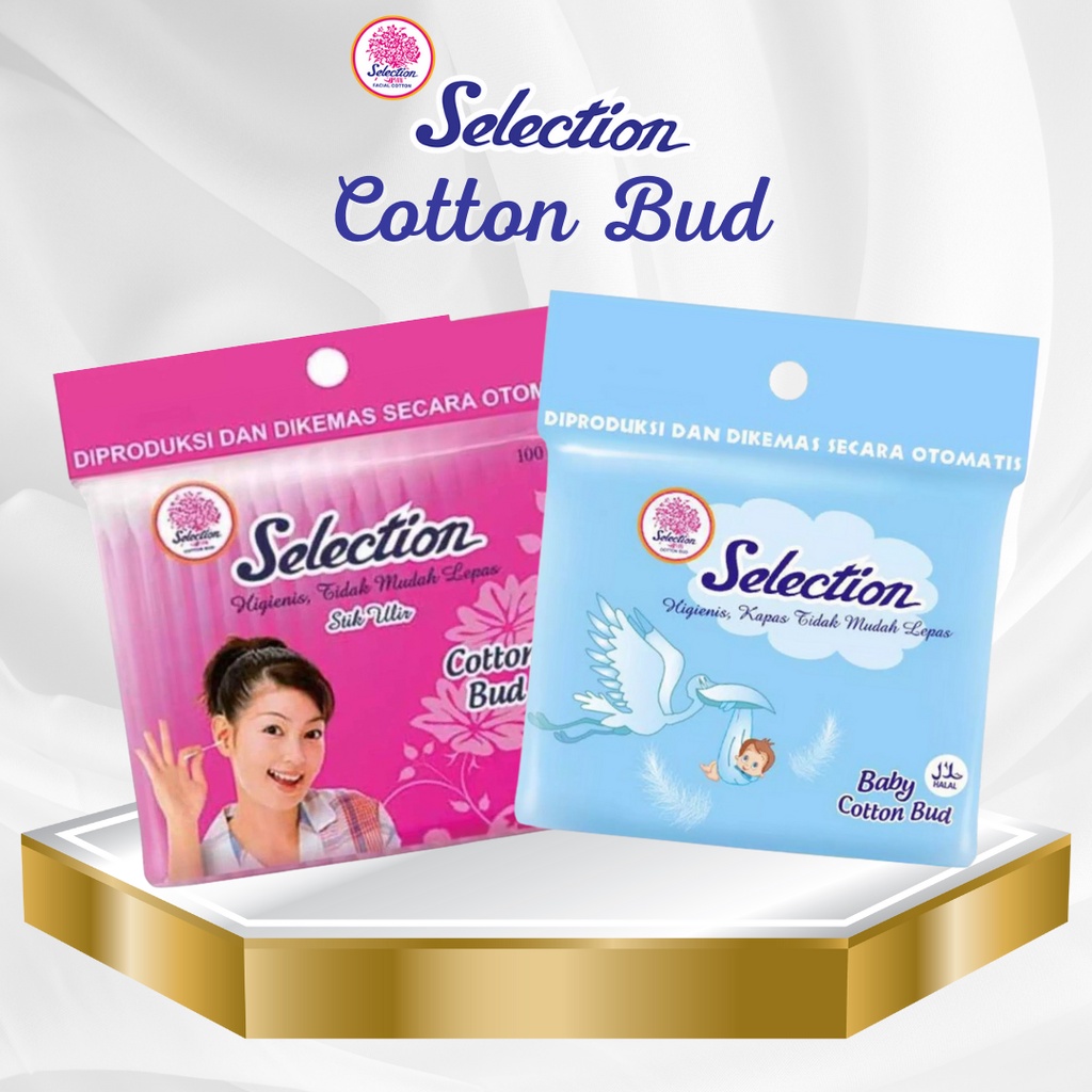 Cotton Bud Selection Isi 100 Korek Kuping