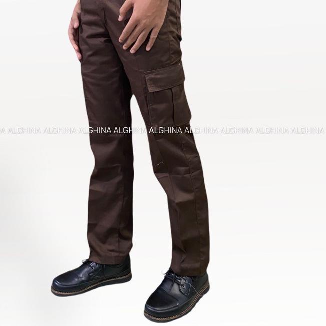 ❂ Celana PDL / Cargo pramuka SMP/SMK Coklat Pramuka PDL ۩