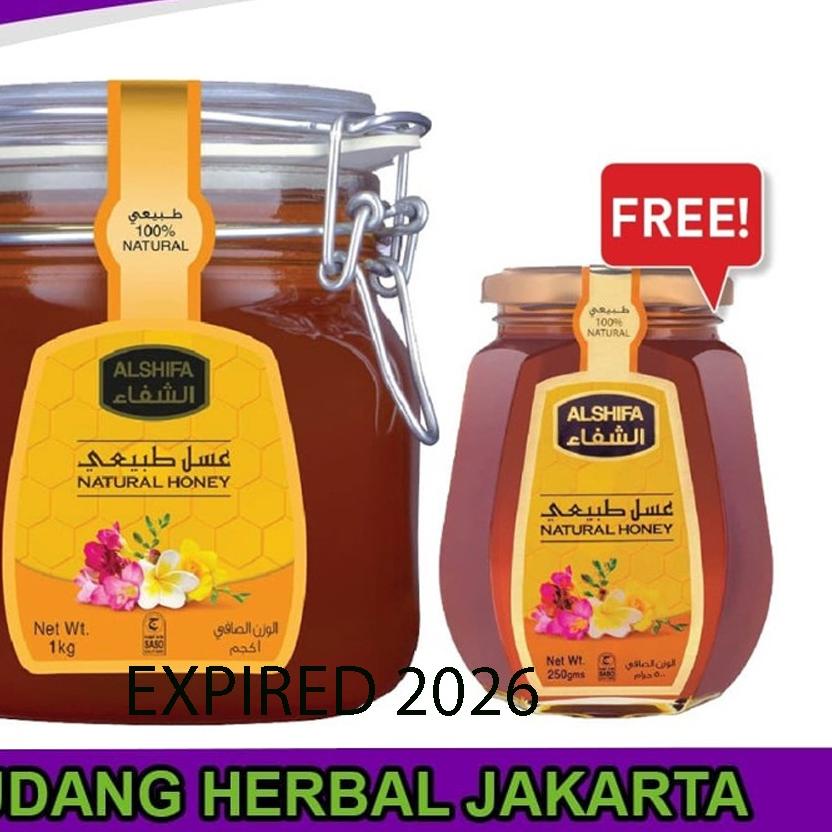 

✴ Al Shifa Natural Honey 1kg free 250gr ☋