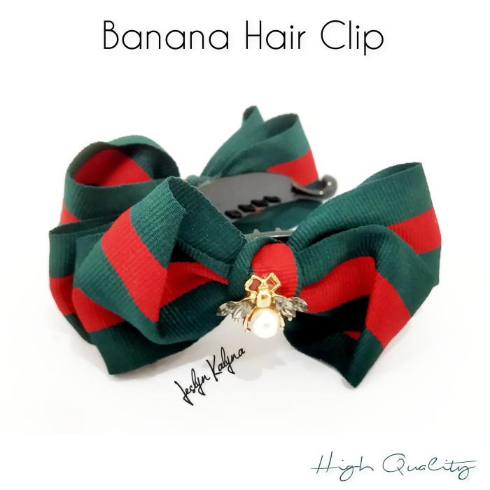 Terlaris Clip Jepit Pisang Korea Model Gucci / Jepit Rambut Premium / Jepit Pisang