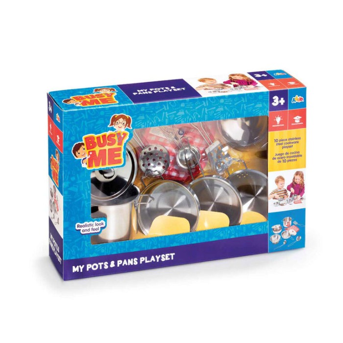 Busy Me My Pots and Pans Playset