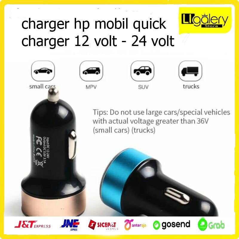 charger hp mobil quick charger 12 volt - 24 volt