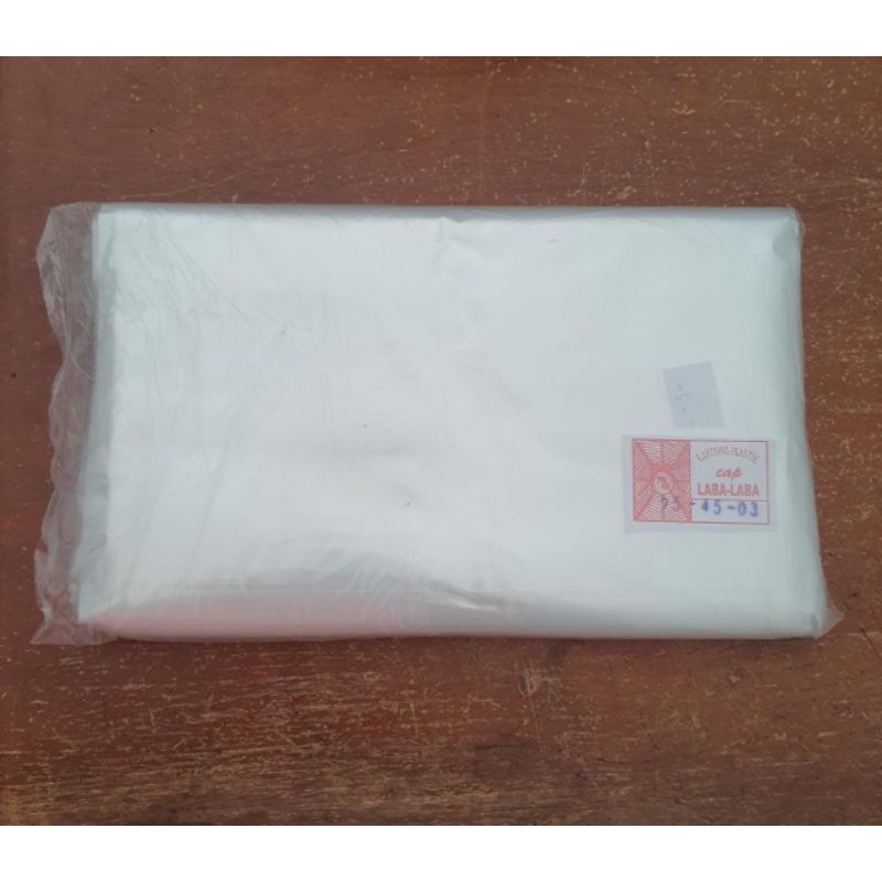 Plastik bening/pp 03  5 kg Laba-laba  25x45x03