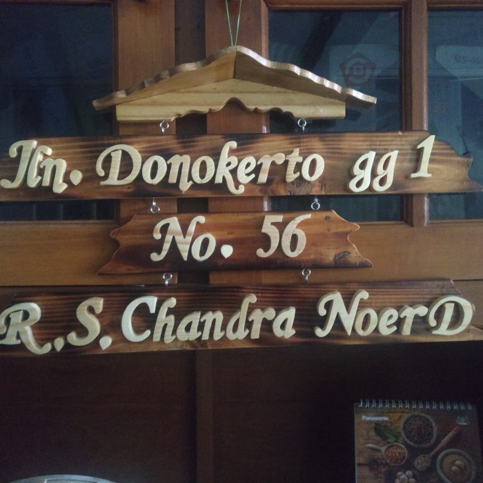 

Books Papan Nama/Alamat Kayu/Resplang/Addres/Handycraf/Alamat Rumah/Dekorasi