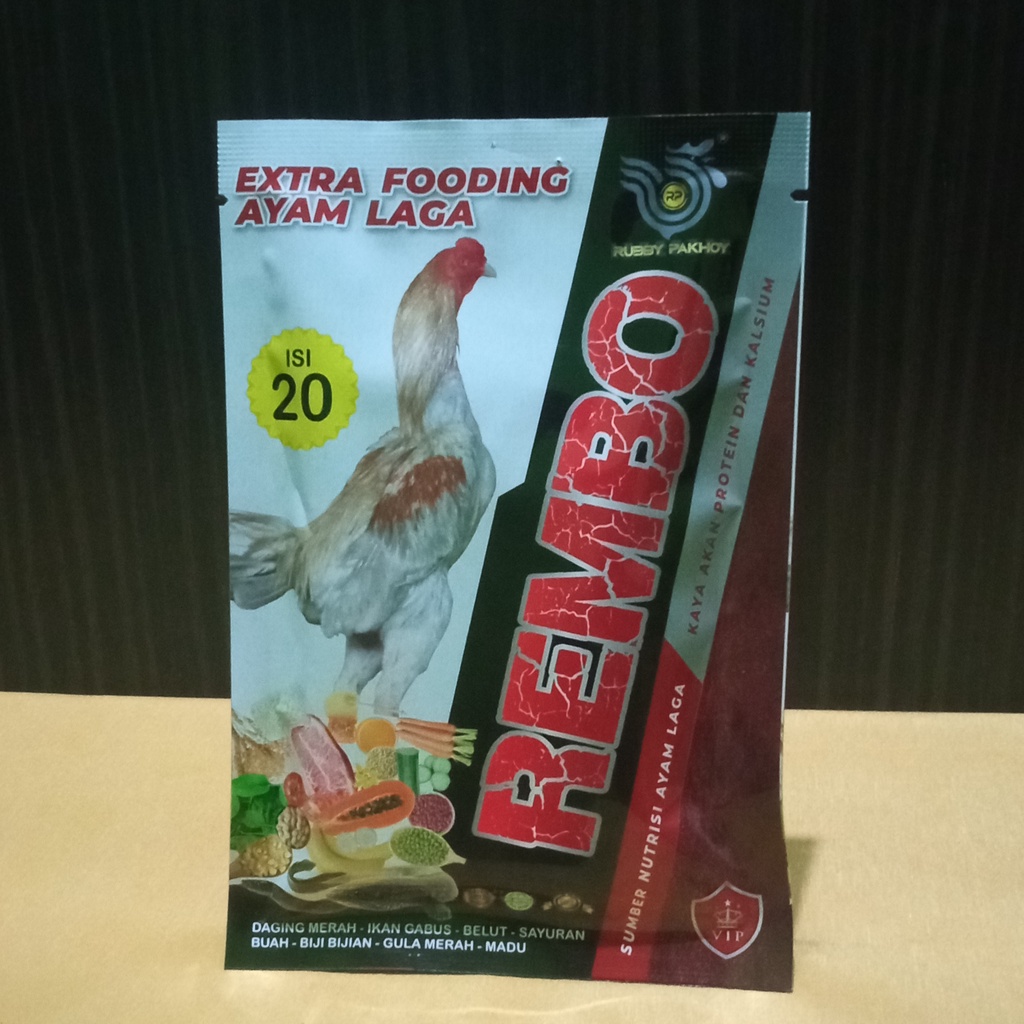 Jamu Ayam REMBO Extra Fooding Rubby Pakhoy