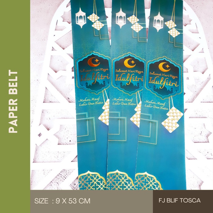

Pita Hias Kertas Idul Fitri BLIF Tosca / Paper Belt Lebaran (10 lbr)