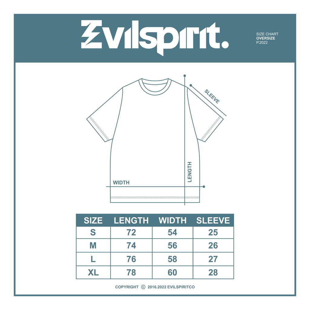 EVILSPIRIT KAOS OVERSIZE - THE SUN BLACK UNISEX