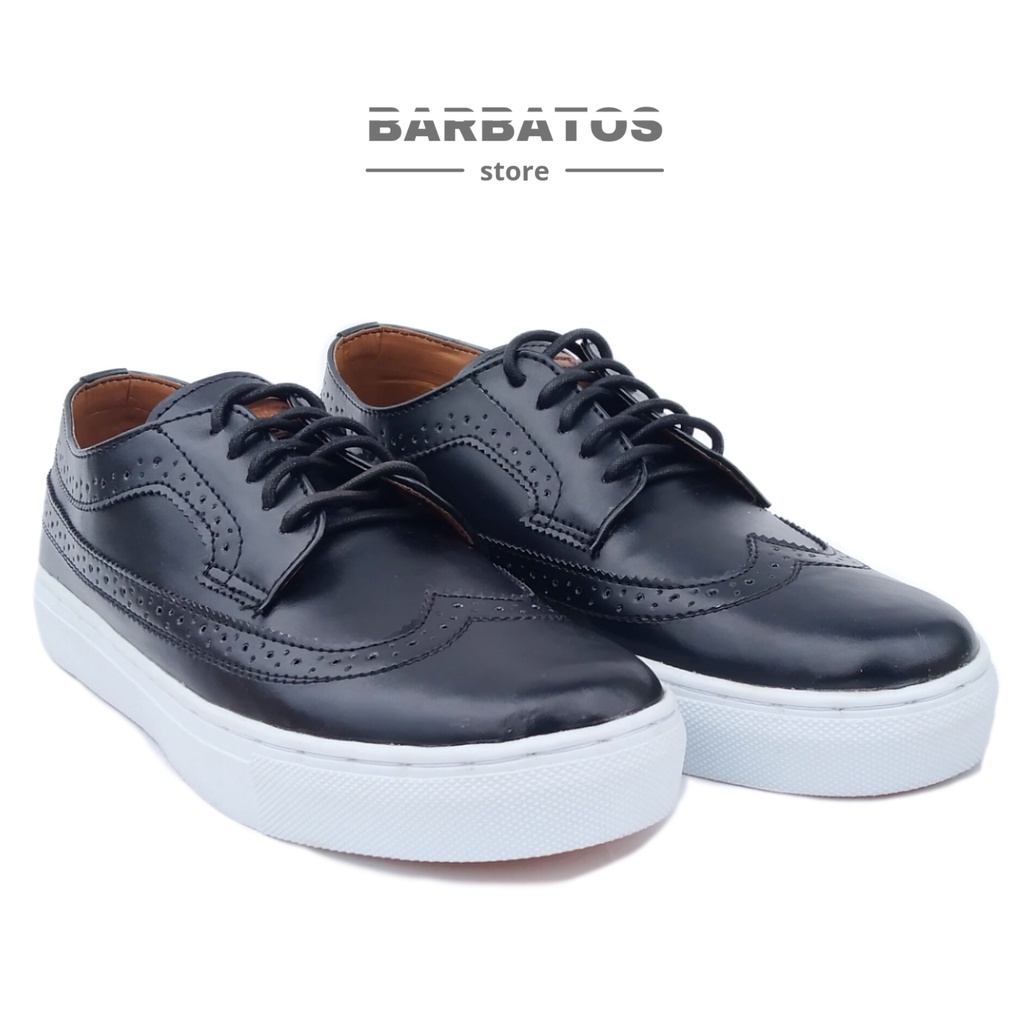 BARBATOS - Sepatu Kerja Pria Kulit Formal - Sepatu Sneakers Pria