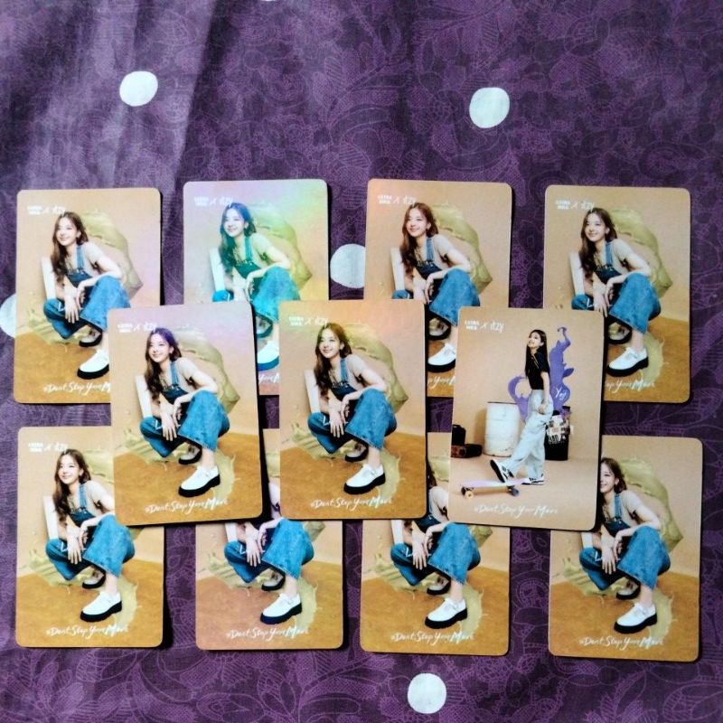 PHOTOCARD ITZY X ULTRA MILK (LIA, YEJI)