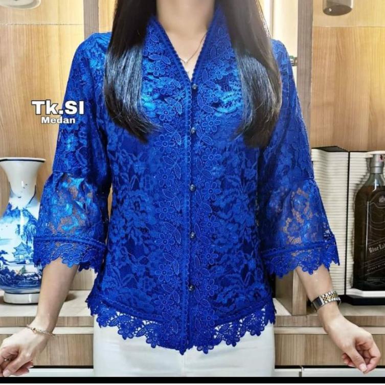 NEW STOCK atasan brokat/brokat elgana/blouse brokat