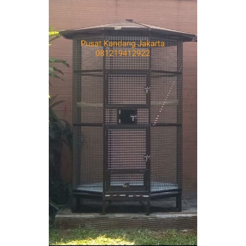 kandang burung besar nuri kakatua macau