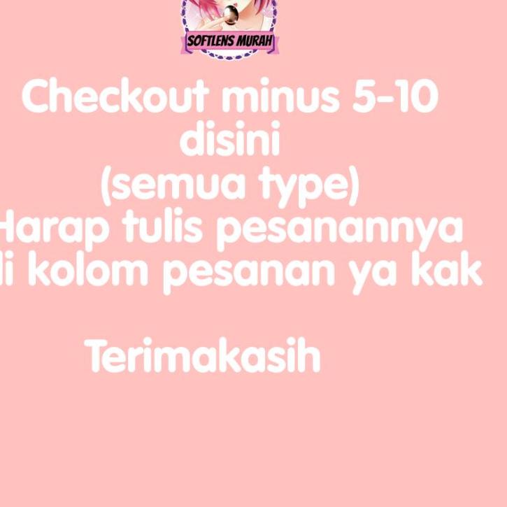 ☑ Softlens minus      10.00 12.00 ♣