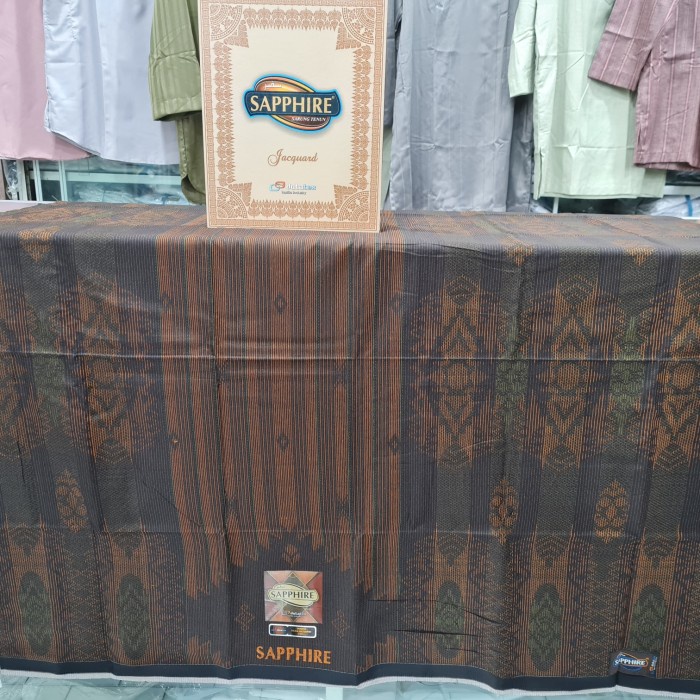 Sarung Sapphire Premium Songket Sulam Jacquard