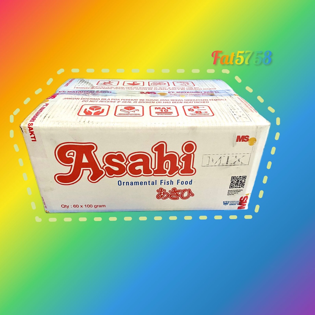 ASAHI PAKAN IKAN HIAS Kemasan Karton