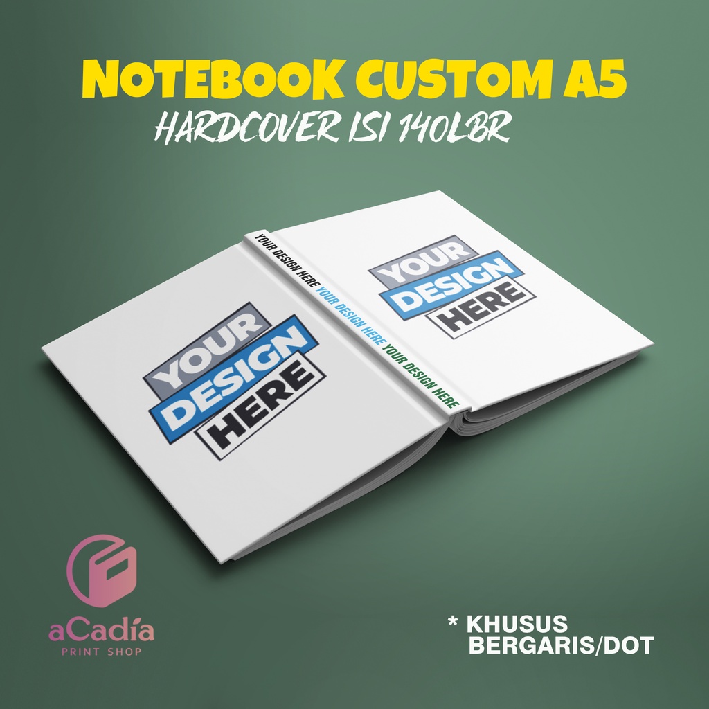 

[ BERGARIS/DOT ] NOTEBOOK CUSTOM A5 HARDCOVER