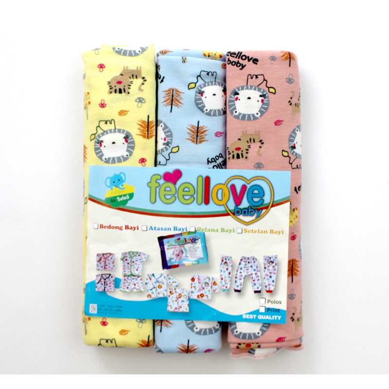 NEW  3pcs UKR 90*110 BEDONGAN BAYI KATUN GEDONG BAYI BEDONG BAYI JUMBO BEDONG BABY  PERNEL