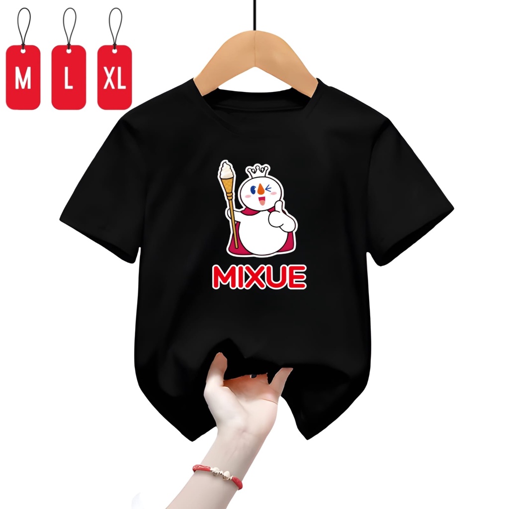 Baju Kaos Anak Laki Dan Perempuan Mixue Top/Kaos Mixue Trending Viral