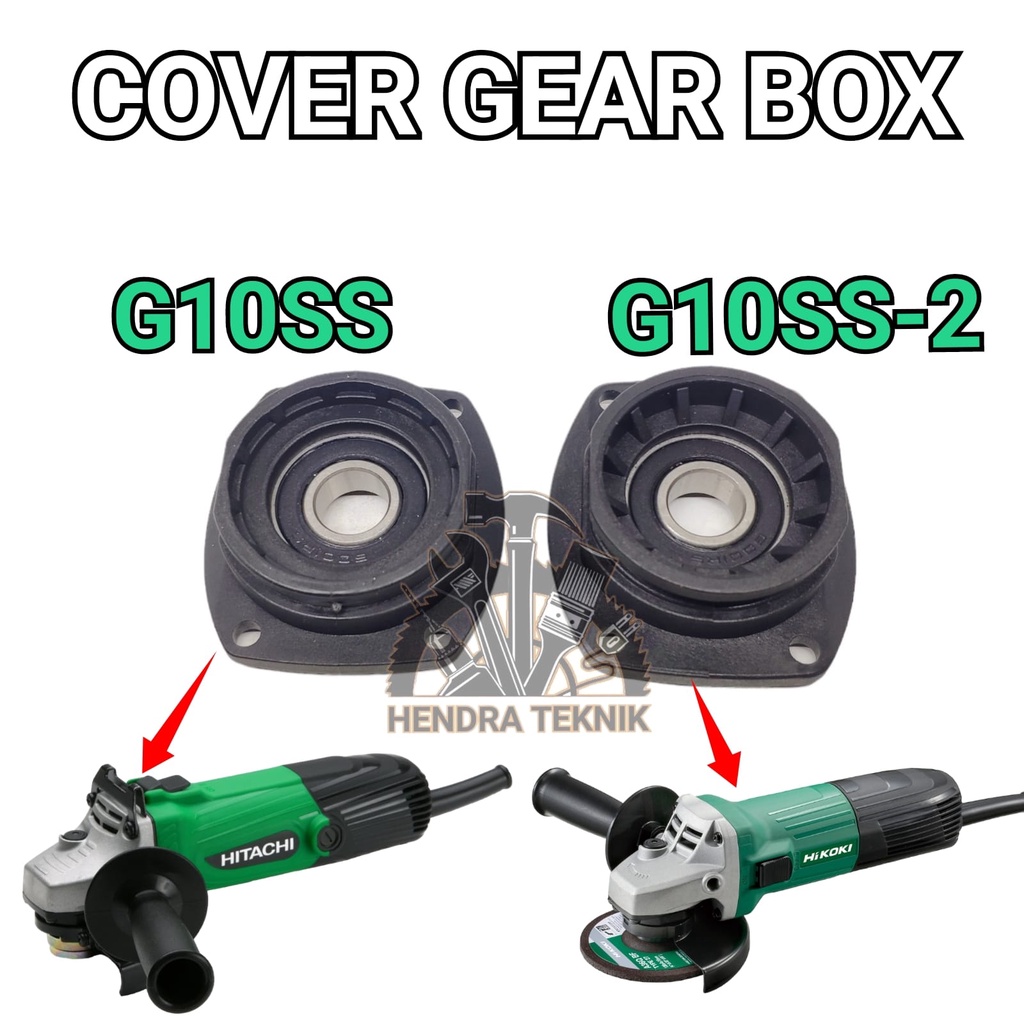 COVER GEARBOX G10SS / G10SS2 PACKING GLAND TUTUP GEAR SPAREPART GRINDA HITACHI RUMAH BEARING PLASTIK