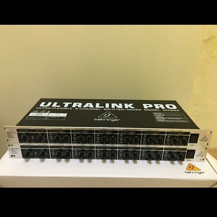 Behringer Ultralink Pro/Ultra Link Pro Mx882/Mx 882
