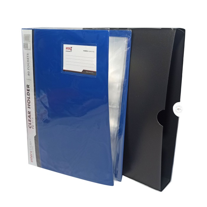 

Inter X Clear Holder Folio Isi 80 Lembar + Cover Box Tebal - Warna Star Seller