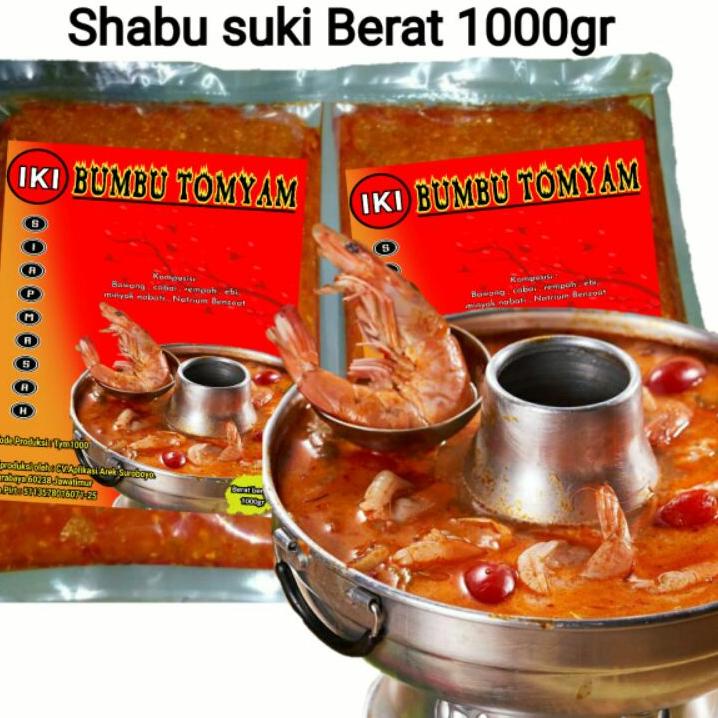 

♦ Bumbu tomyam 1kg | bumbu shabu suki | bumbu steamboat | tomyam | ikishabuyaki | perencah tomyam ←