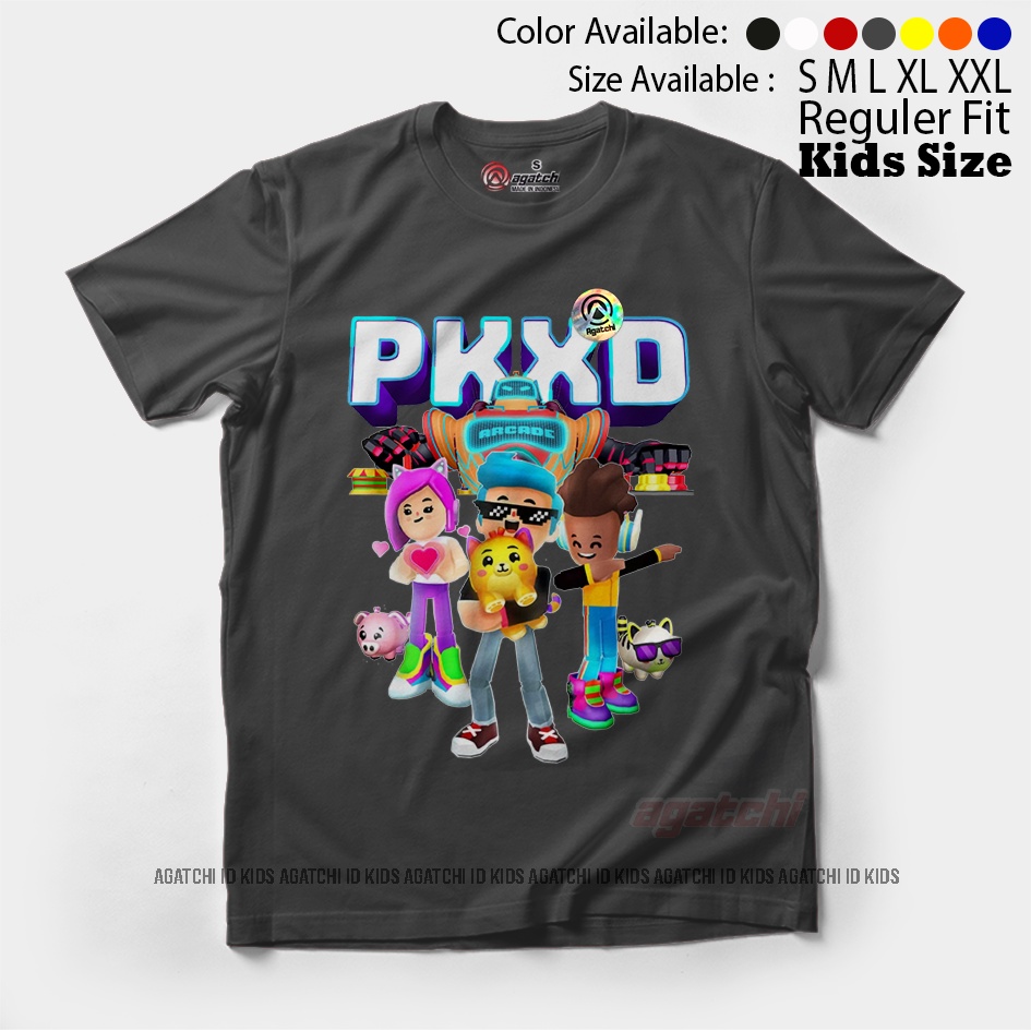 Baju Kaos Anak Laki - Laki Dan Anak Perempuan Agatchi Motif Game PKXD