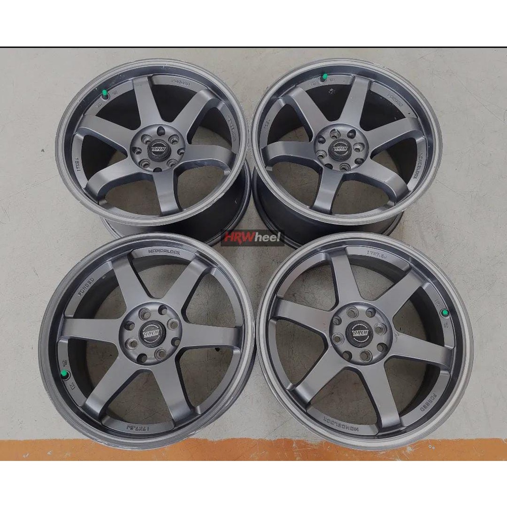 VELG MOBIL RACING BEKAS TOKYO RING 17 LEBAR 7,5/9 LUBANG 4 ET 35