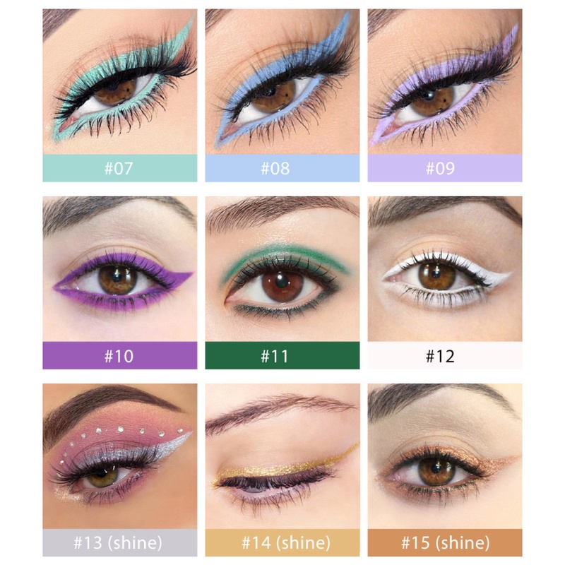 PENSIL EYELINER HANDAIYAN MATTE TAHAN AIR 20 WARNA PILIHAN