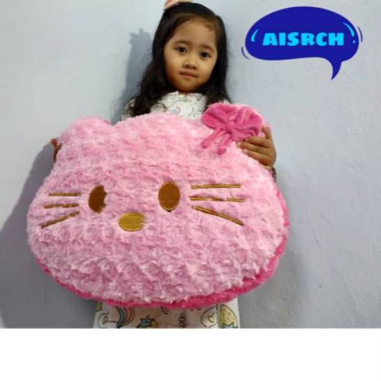 ℮ boneka hello kitty/ bantal hello kitty/ bantal boneka/boneka bantal karkter/Boneka kepala karakter