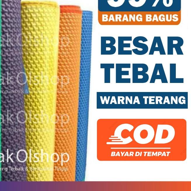 ➫ KARPET TIKAR POLOS JUMBO  | Karpet spon Mercy tikar bentol timbul / tikar polos ♩