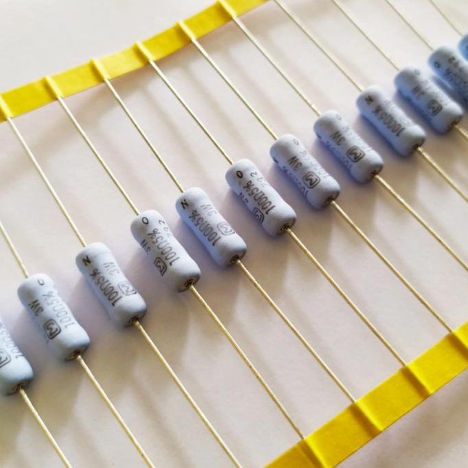 RESISTOR 100OHM 33OHM 30OHM 3WATT PANASONIC / RESISTOR 100R 33R 30R 3W - 33 Ohm muri33l Segera Dapat
