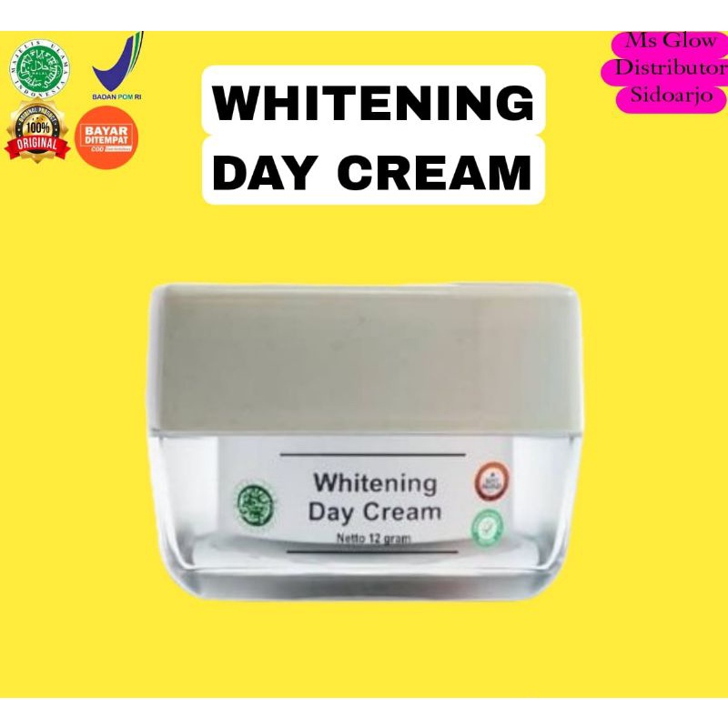 Whitening Day Cream Ms Glow Original / cream siang ms glow / ms glow whitening day cream original