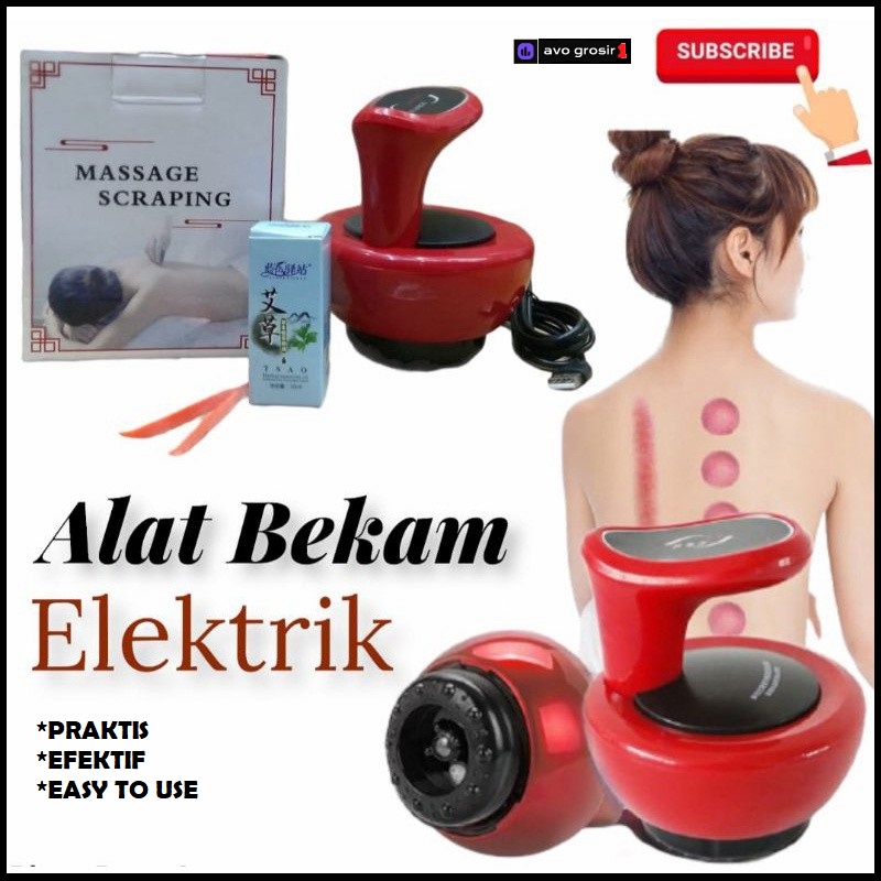 Alat Bekam Elektrik Kerokan Badan Massage Terapi Masuk Angin