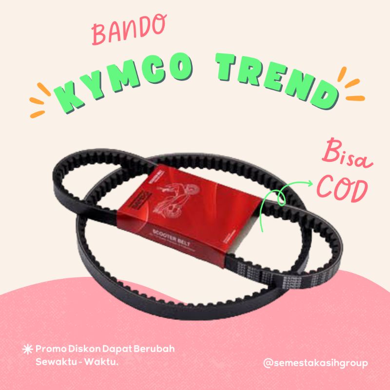 PROMO DISKON V-BELT KYMCO TREND V BELT VANBELT FANBELT RACING KYMCO TREND 125 JETMATIC METICA HOWHAN