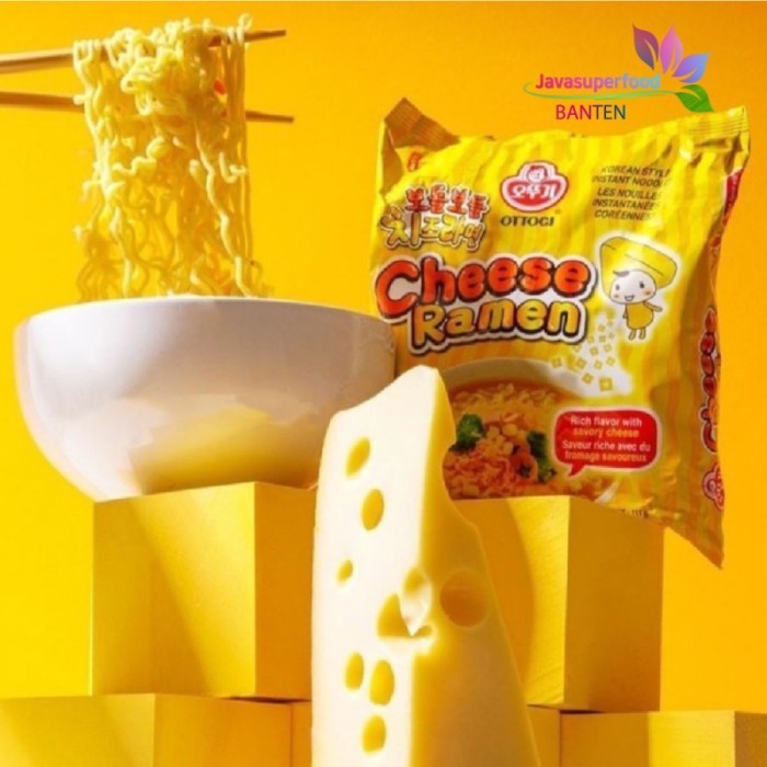 Ottogi Cheese Ramen - Mie Instant Rasa Keju 11g