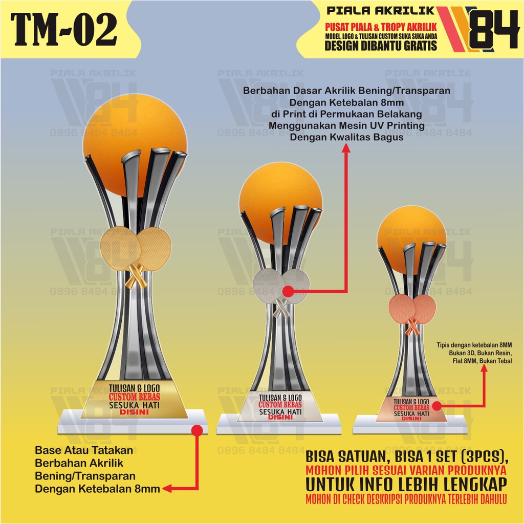 PIALA TENIS MEJA, PIALA PINGPONG, PIALA PING PONG, TROPHY TENIS MEJA, TROPHY PINGPONG, TROPHY PING P