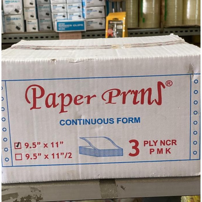 

Continous Form 3 Ply 9,5X11 Paper Prins