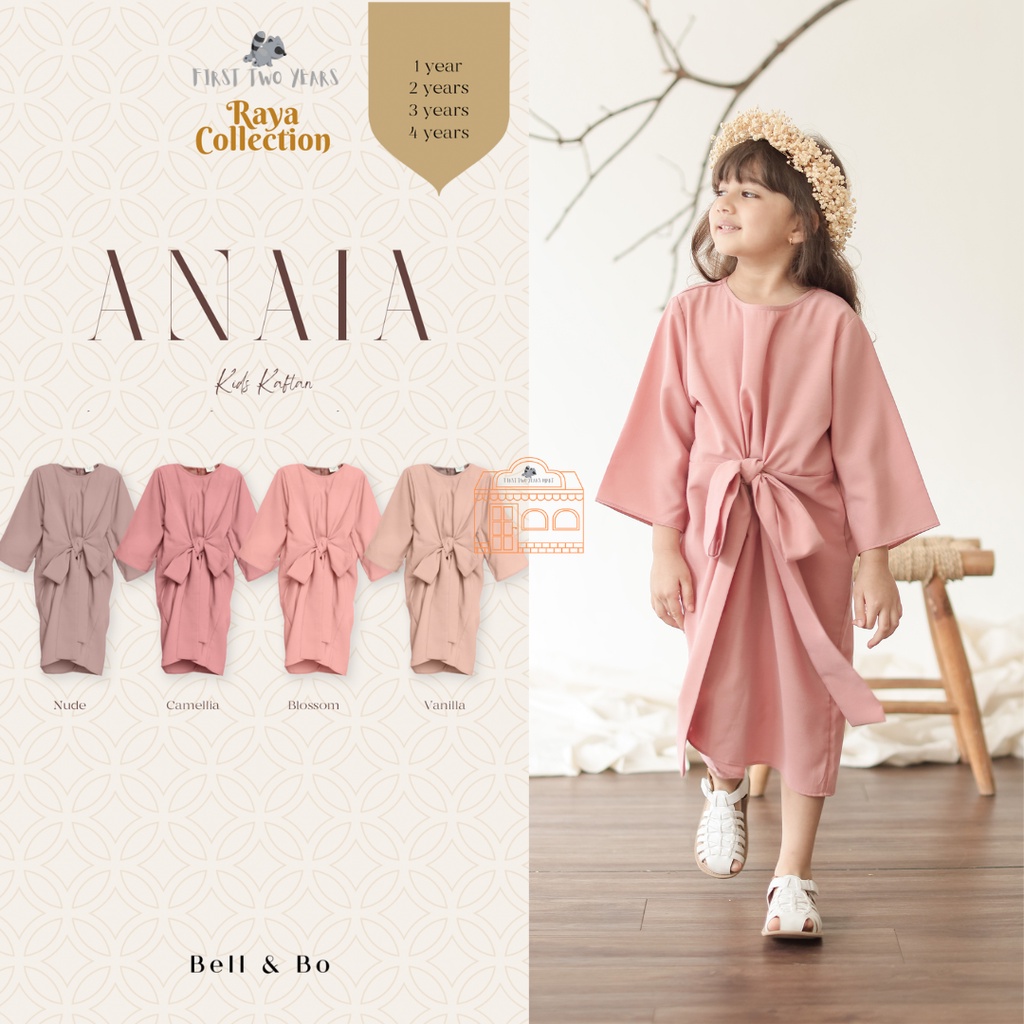 Bell &amp; Bo - Anaia Kaftan / Kaftan Anak Raya Collection