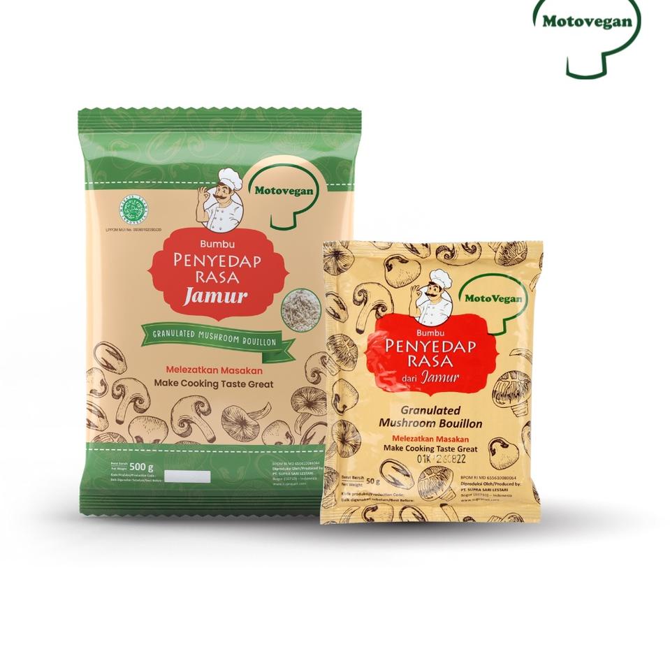 

♘ Motovegan Paket Hemat Kaldu r Non Msg 500Gr Dan 50Gr ♔
