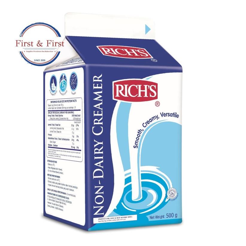 

Buy Now Rich's Non Dairy Creamer 500 gram Termurah