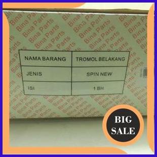accessories Tromol Trombol Belakang Spin New Spin 125 Silver BINA PART 140ZZ3