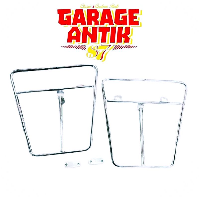 Besi dudukan tas samping side bag sidebag honda win chrome besar Motor Custom