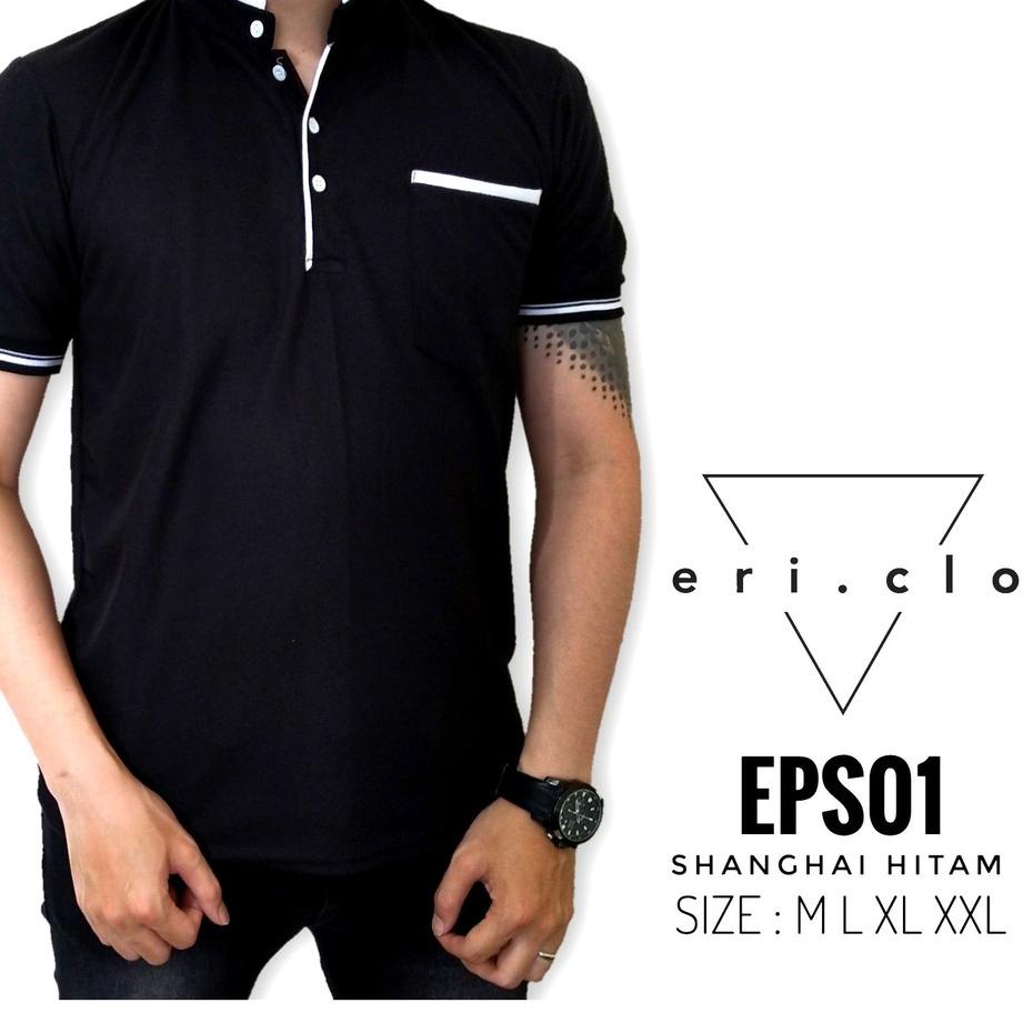 ✿ KAOS POLO SHANGHAI / SANGHAI PRIA LENGAN PENDEK , BAJU SHANGHAI ✲