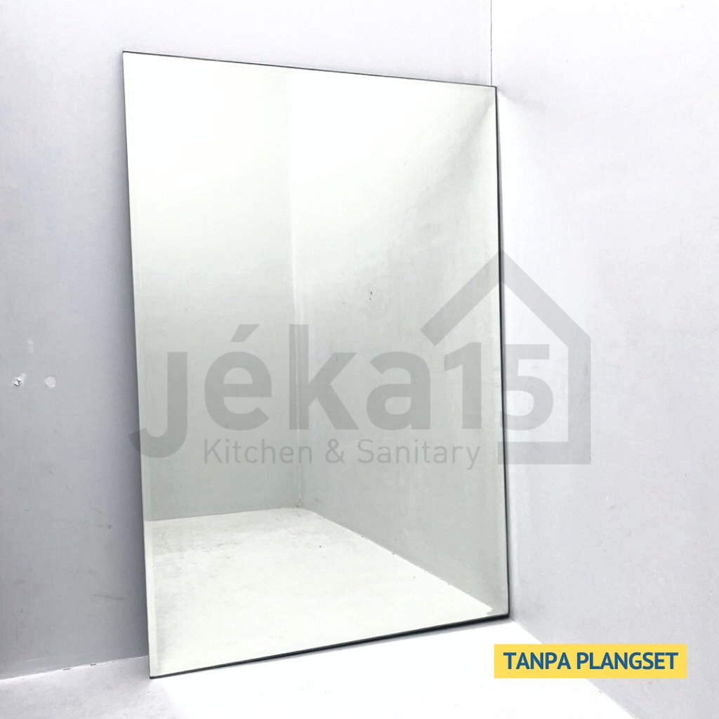 KACA CERMIN KAMAR MANDI PERSEGI ASAHI 5mm