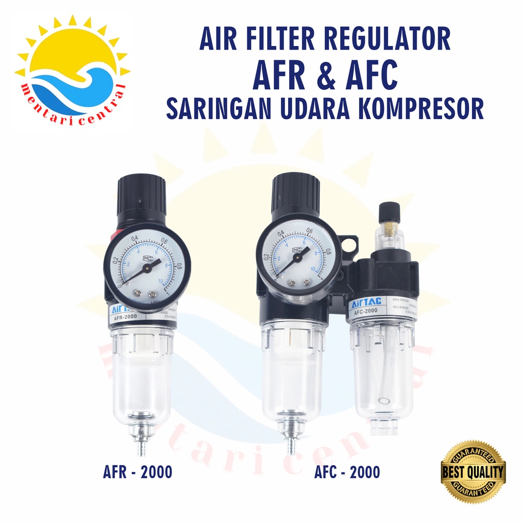 Air Filter Regulator atau Saringan Kompresor Ar2000 Afr2000 Afc2000  1/4