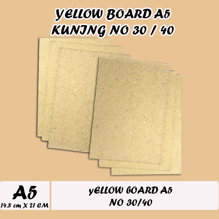 

Karton Yellow Board No. 30 40 A5